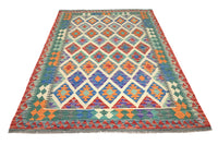 Maimana Kilim Afghan Rug – Jade Legacy