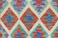 Maimana Kilim Afghan Rug – Jade Legacy