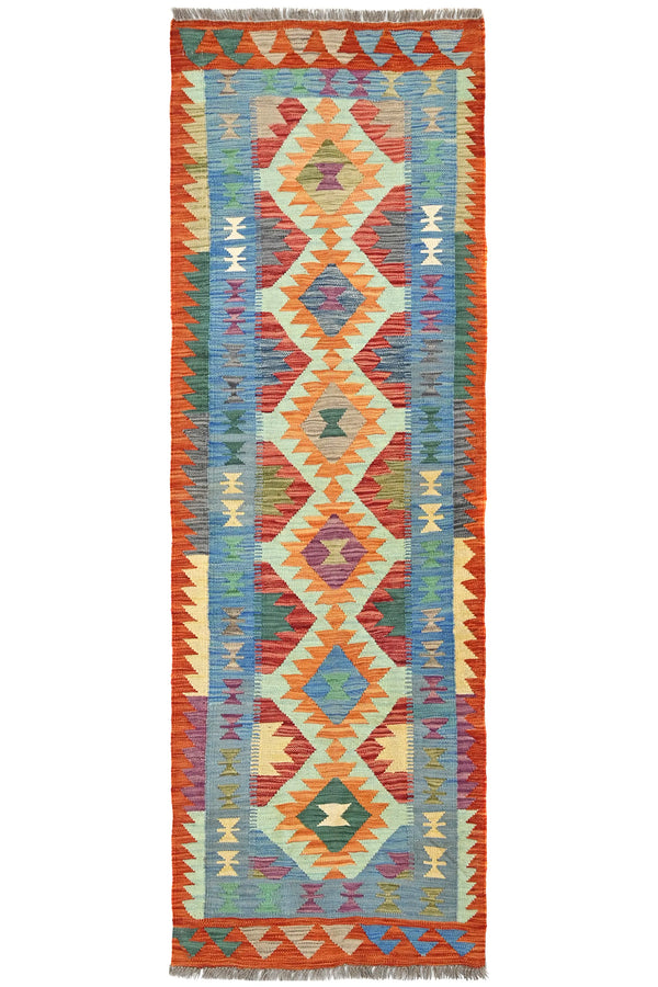 Maimana Kilim Afghan Rug – Serrated Trail