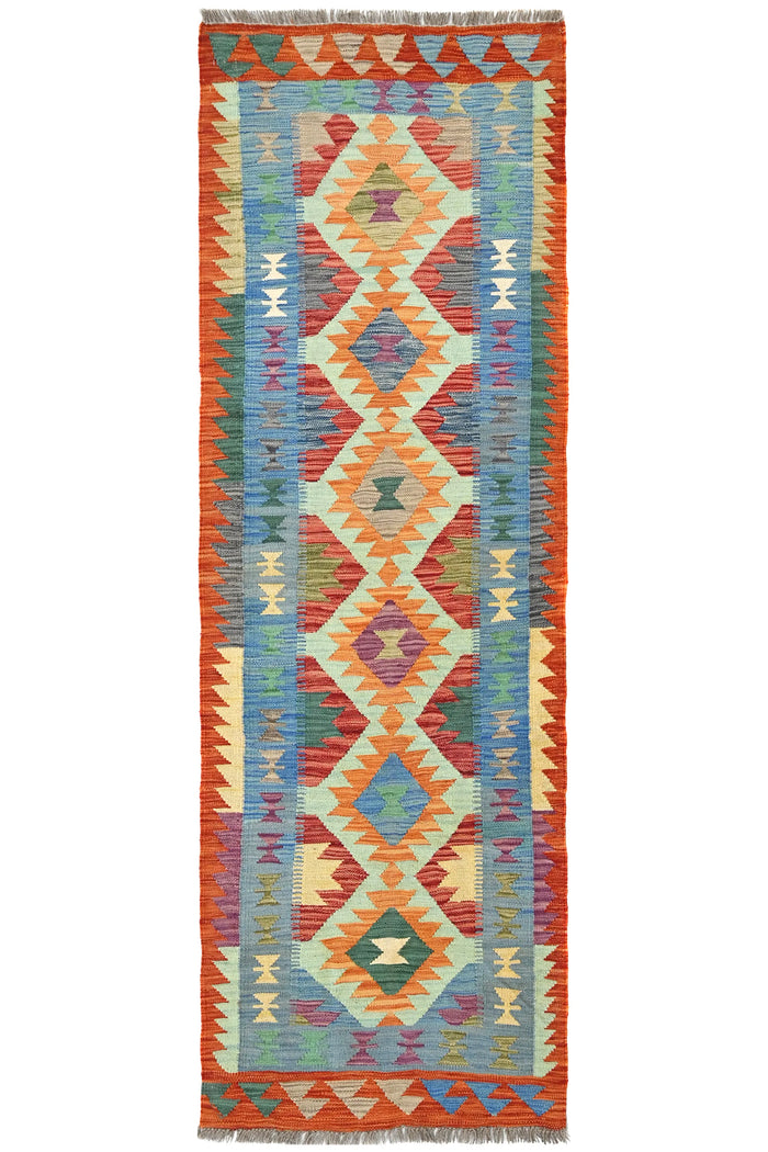 Maimana Kilim Afghan Runner Rug – Serrated Trail