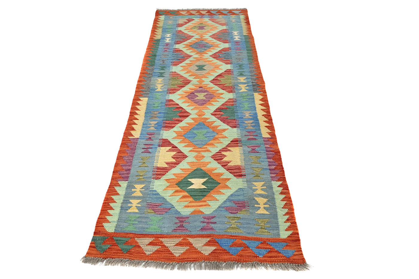 Maimana Kilim Afghan Runner Rug – Serrated Trail