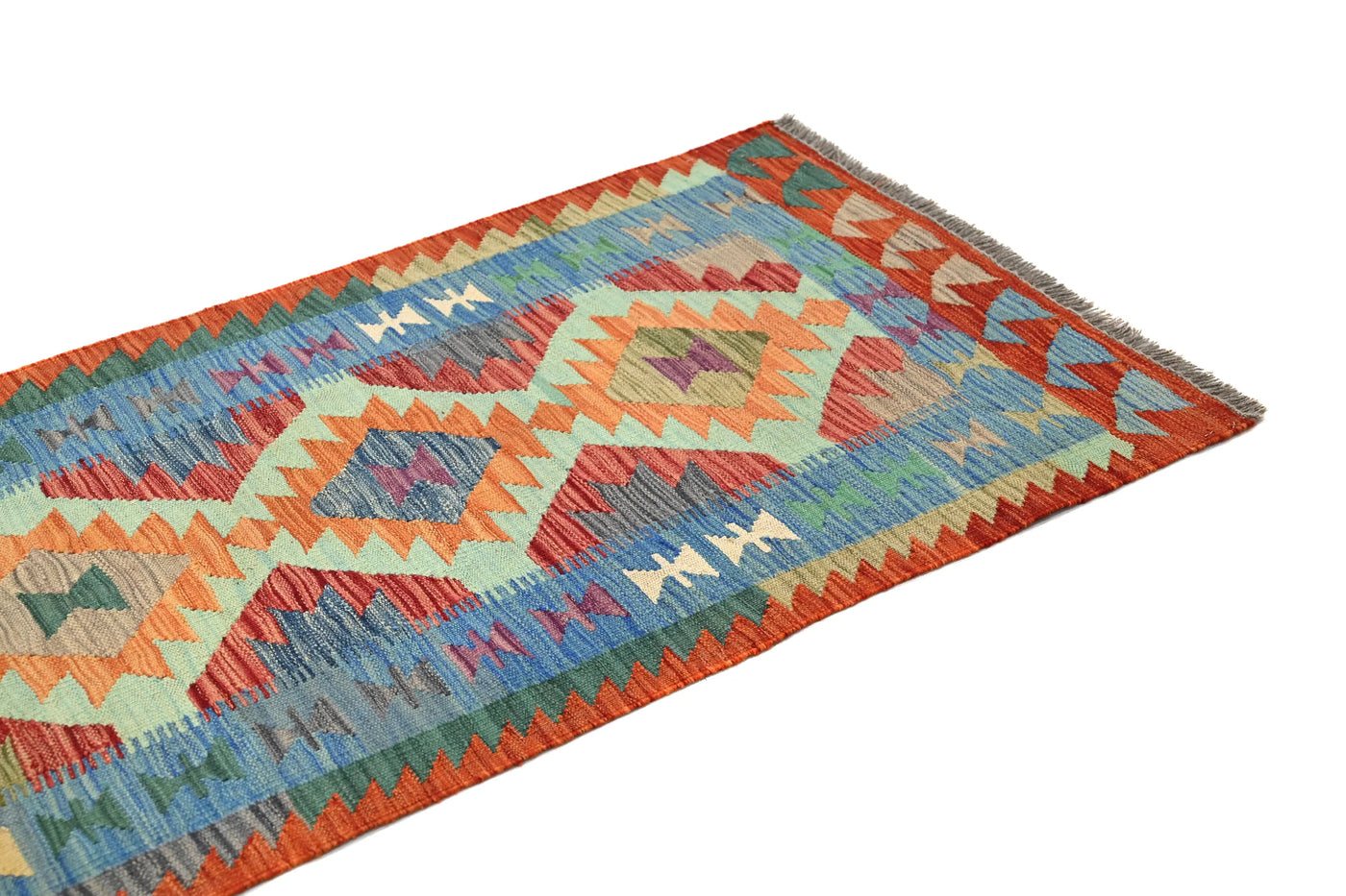 Maimana Kilim Afghan Runner Rug – Serrated Trail