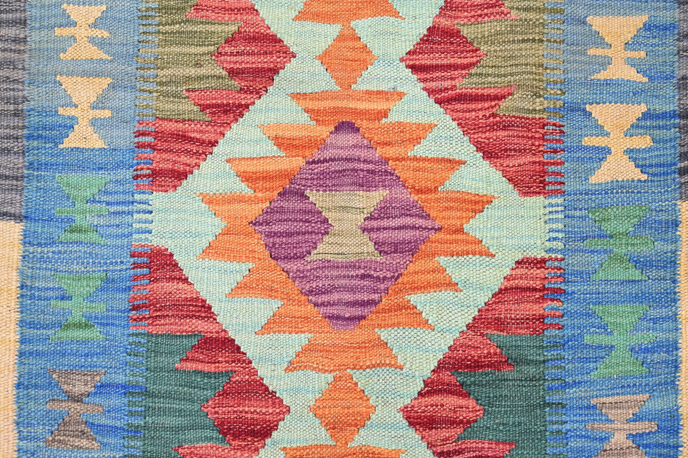 Maimana Kilim Afghan Runner Rug – Serrated Trail