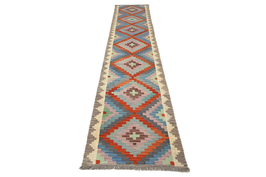Maimana Kilim Afghan Rug – Lavender Path