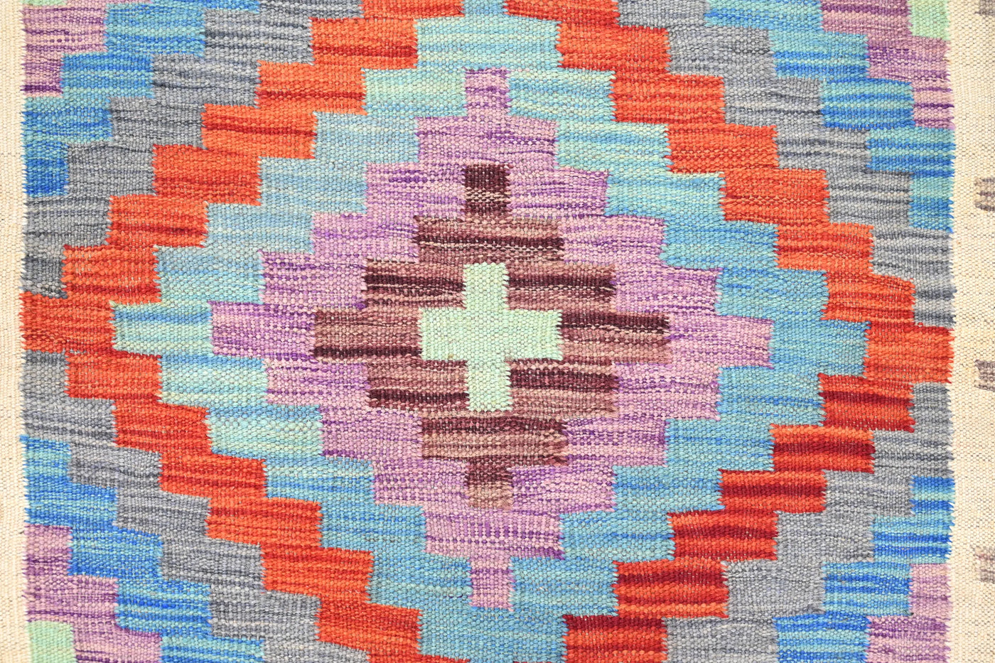 Maimana Kilim Afghan Runner Rug – Lavender Path