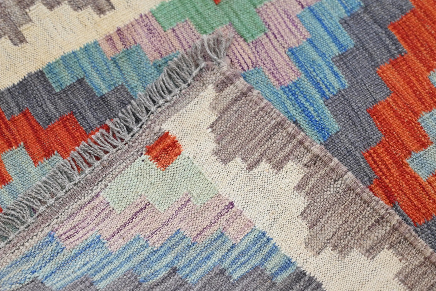 Maimana Kilim Afghan Runner Rug – Lavender Path