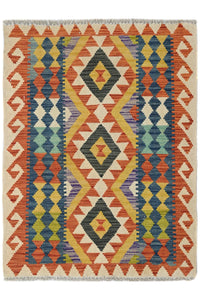 Maimana Kilim Afghan Rug – Ochre Terrain