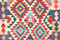 Maimana Kilim Afghan Rug – Desert Echo