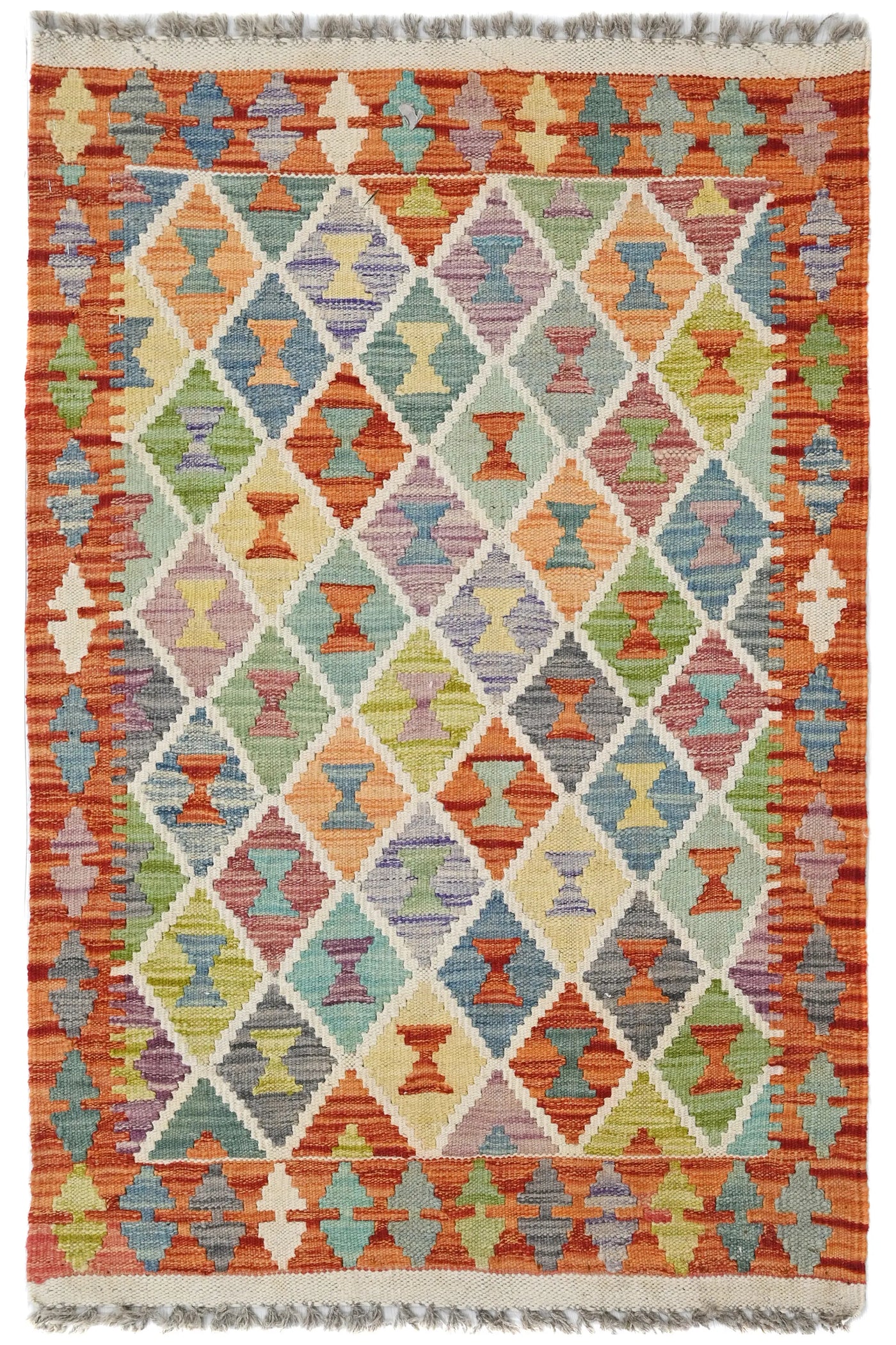 Maimana Kilim Afghan Rug – Amber Canvas