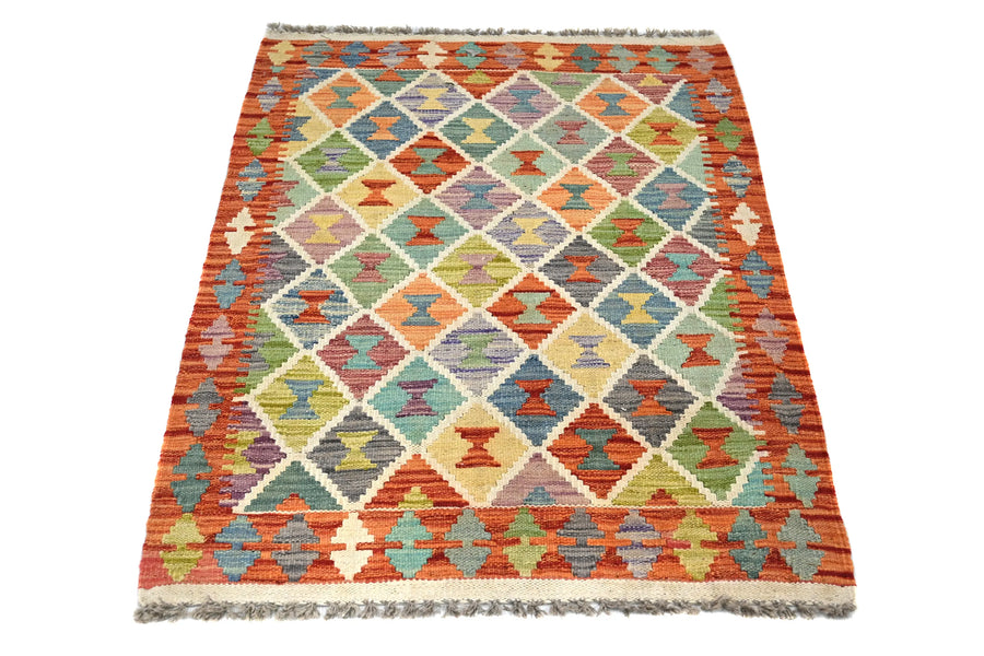Maimana Kilim Afghan Rug – Amber Canvas