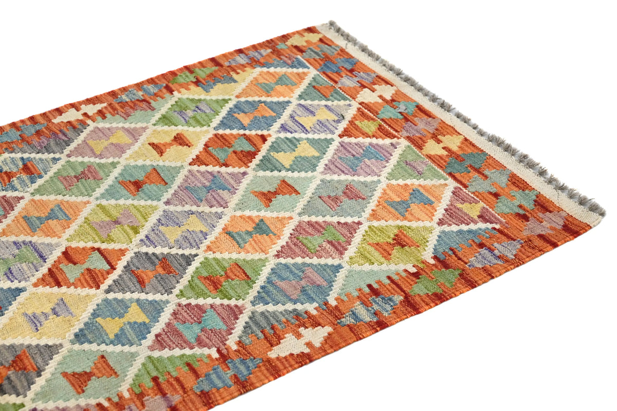 Maimana Kilim Afghan Rug – Amber Canvas