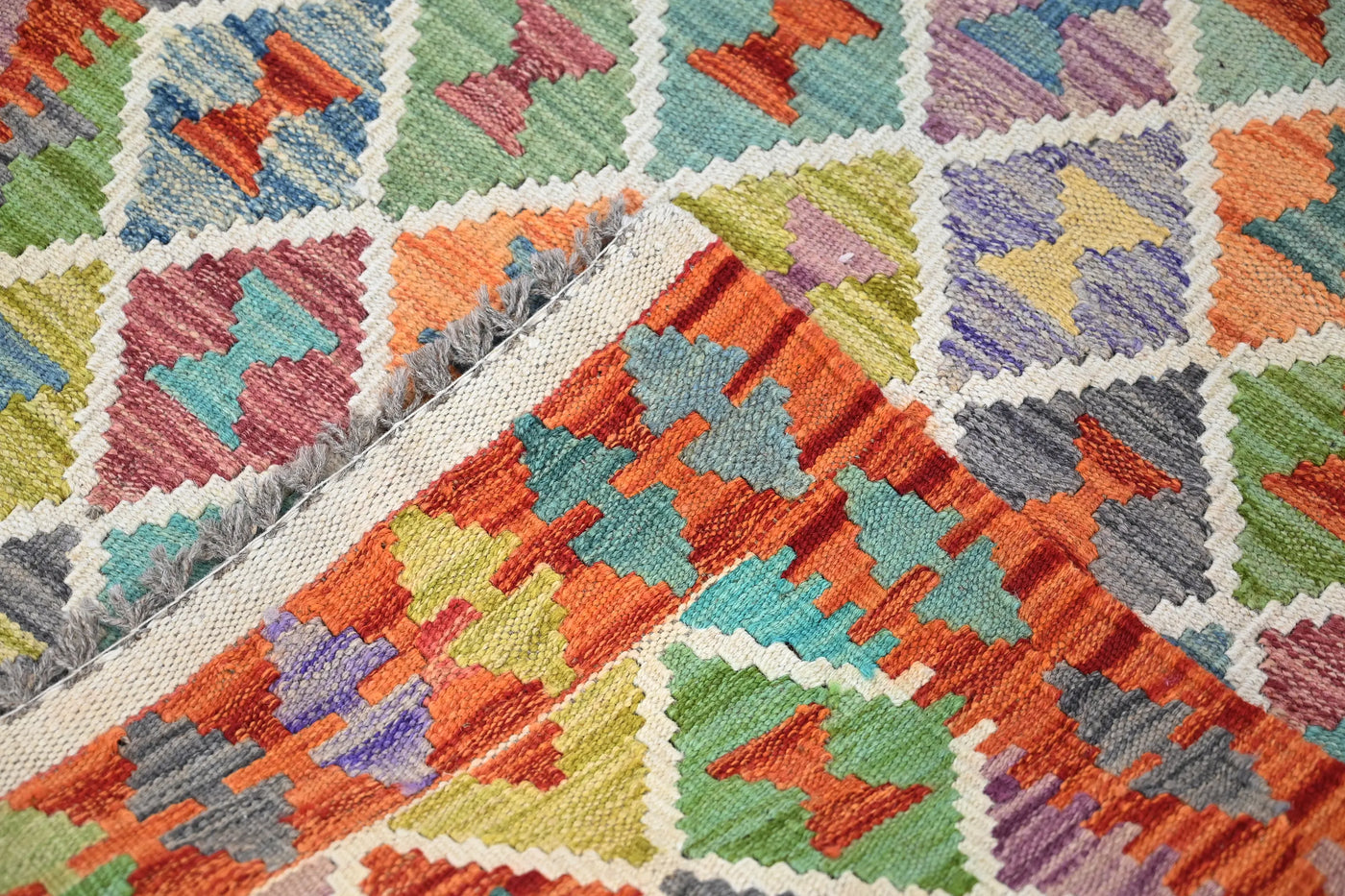 Maimana Kilim Afghan Rug – Amber Canvas