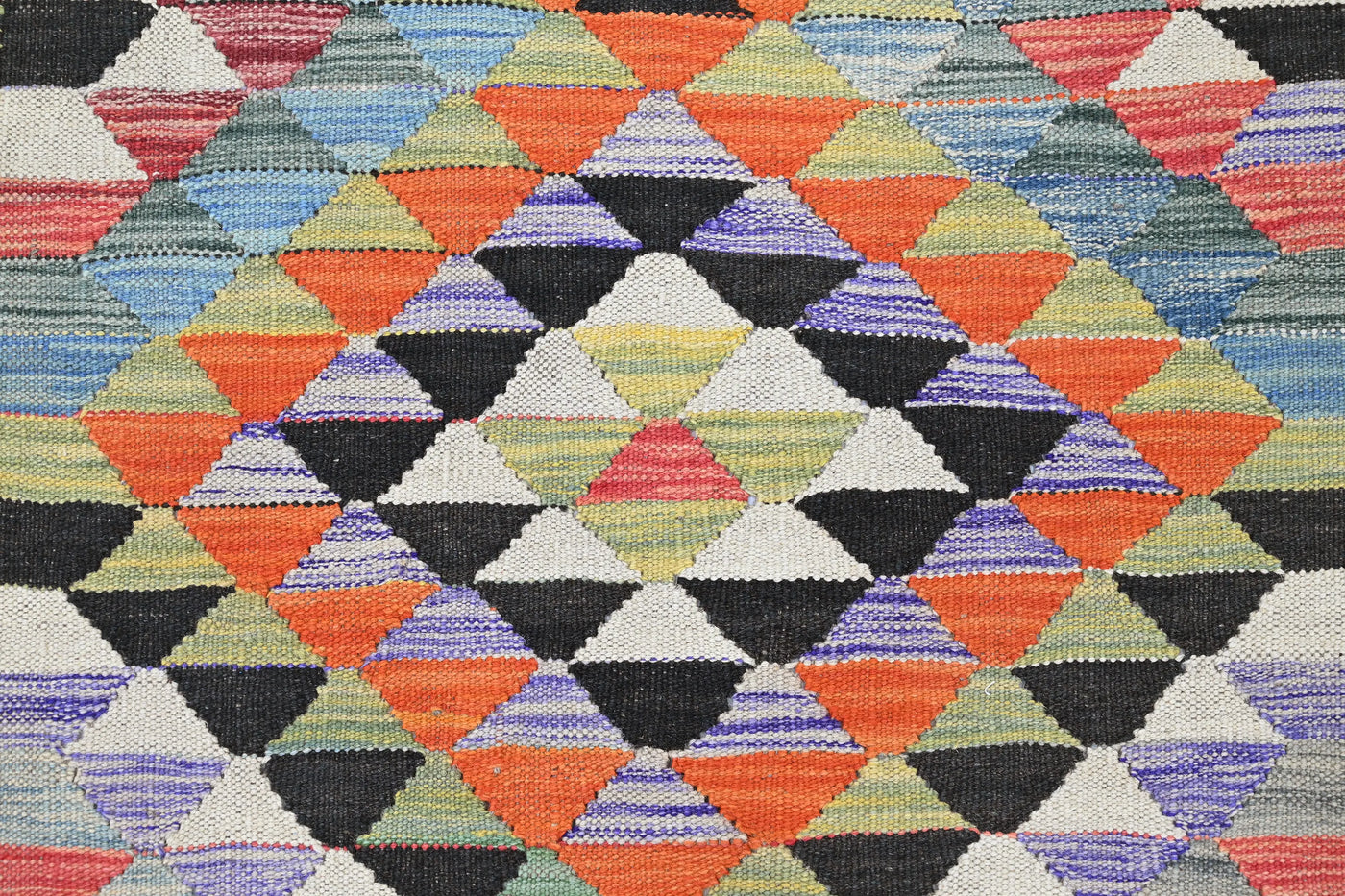 Maimana Kilim Afghan Runner Rug – Basalt Apex