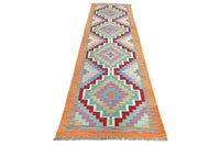 Maimana Kilim Afghan Rug – Verdant Spire