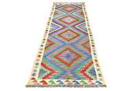 Maimana Kilim Afghan Rug – Tribal Harmony