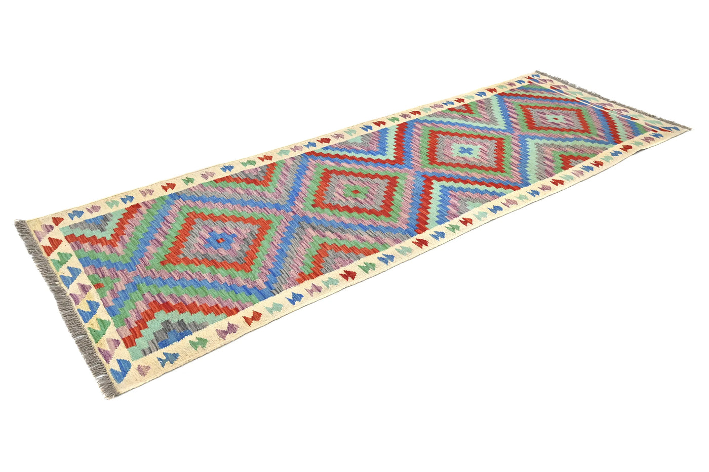 Maimana Kilim Afghan Runner Rug – Tribal Harmony