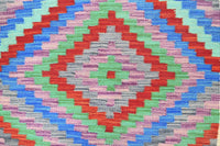 Maimana Kilim Afghan Rug – Tribal Harmony