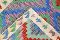 Maimana Kilim Afghan Rug – Tribal Harmony