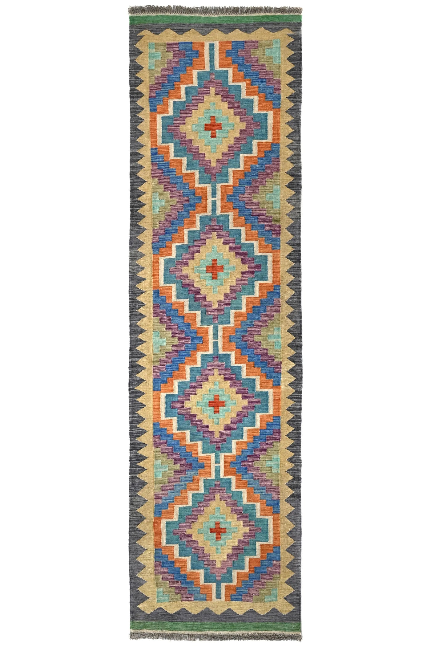 Maimana Kilim Afghan Runner Rug – Desert Meridian