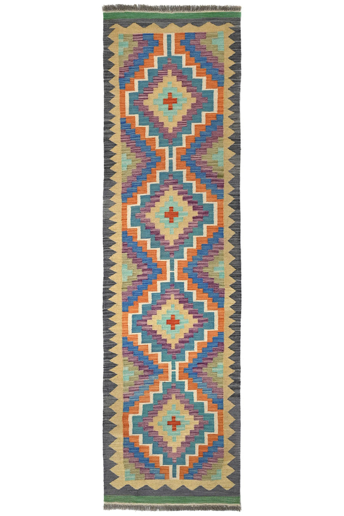 Maimana Kilim Afghan Runner Rug – Desert Meridian