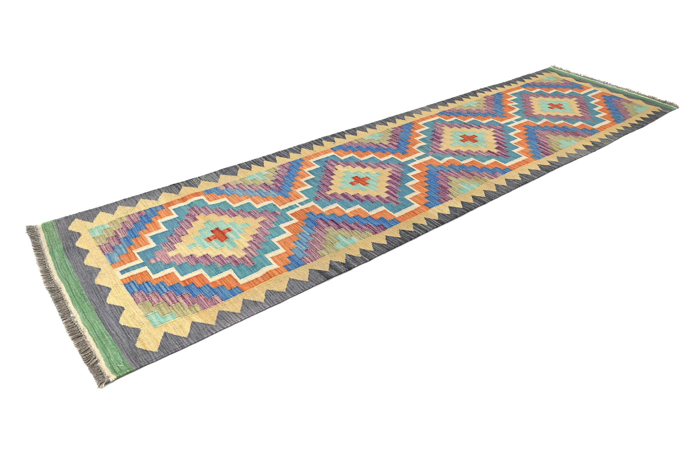 Maimana Kilim Afghan Runner Rug – Desert Meridian
