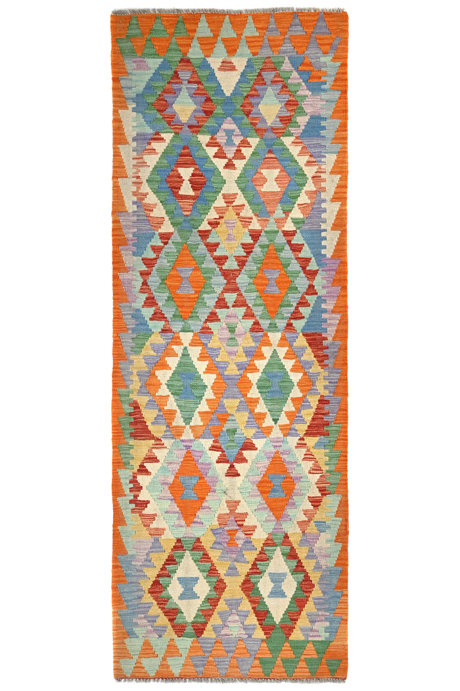 Maimana Kilim Afghan Rug – Saffron Zenith