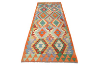 Maimana Kilim Afghan Rug – Saffron Zenith