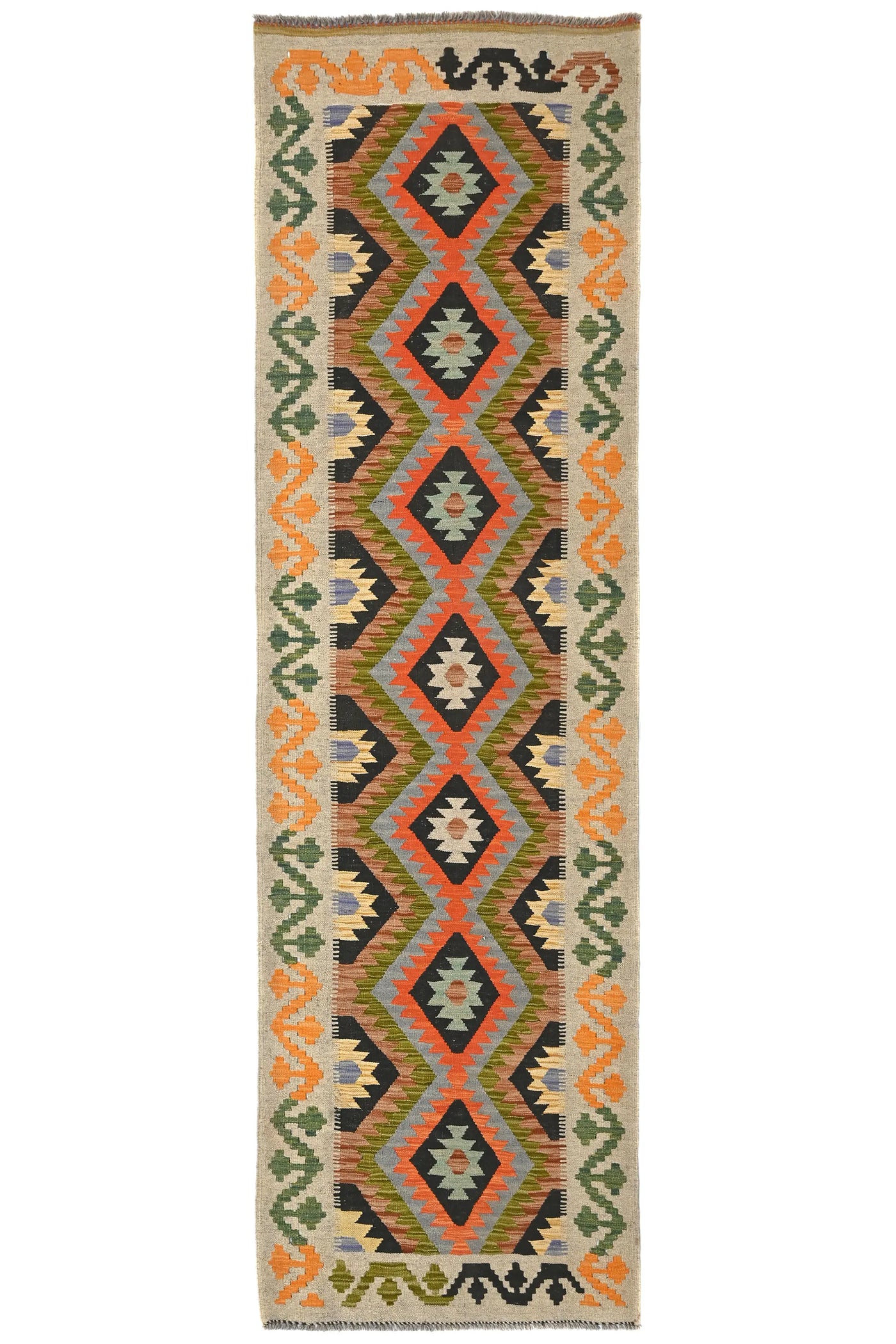 Maimana Kilim Afghan Runner Rug – Granite Journey