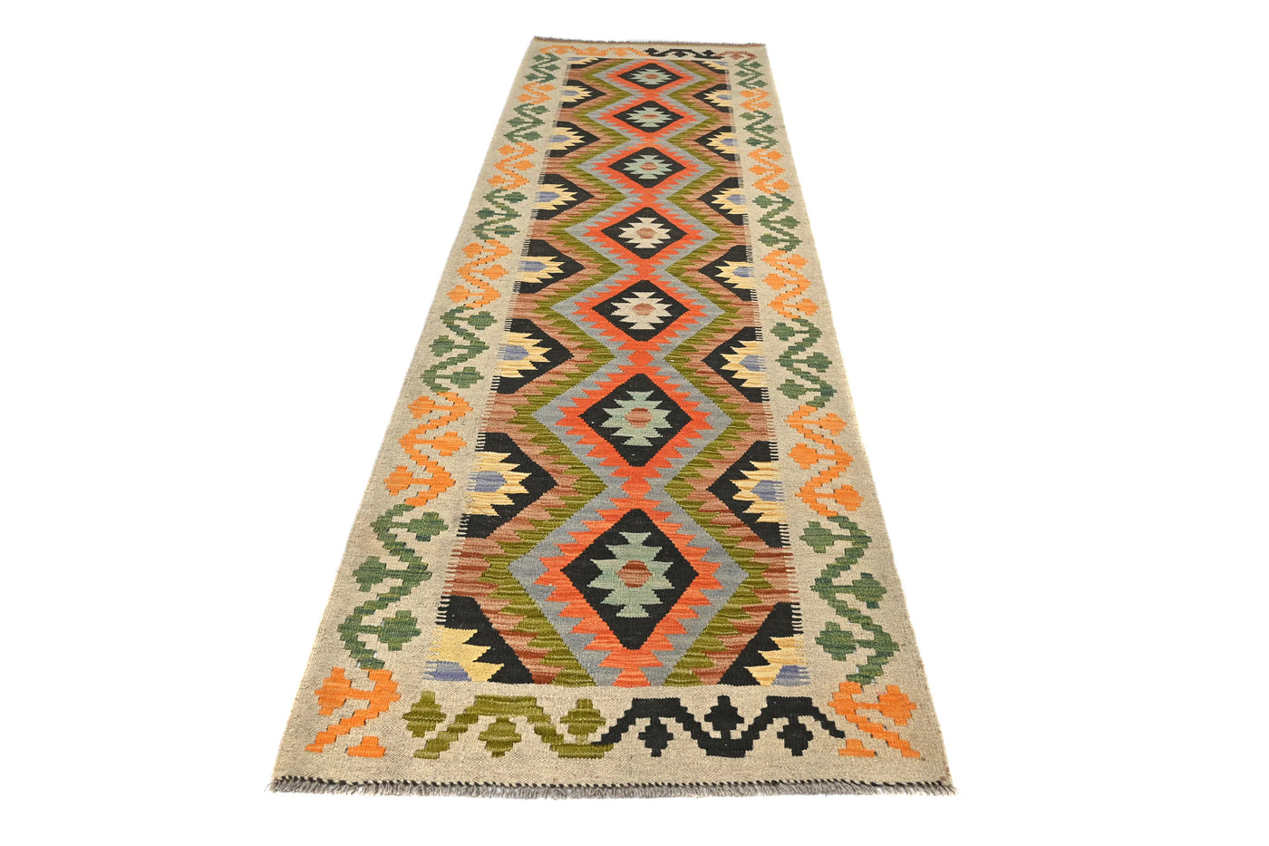Maimana Kilim Afghan Runner Rug – Granite Journey