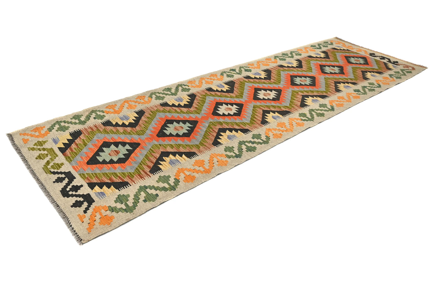 Maimana Kilim Afghan Runner Rug – Granite Journey