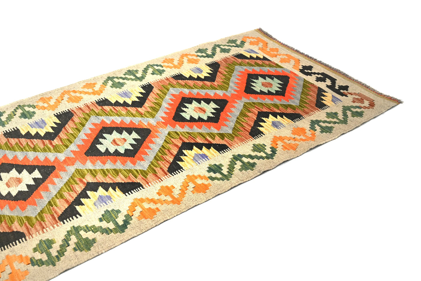 Maimana Kilim Afghan Runner Rug – Granite Journey