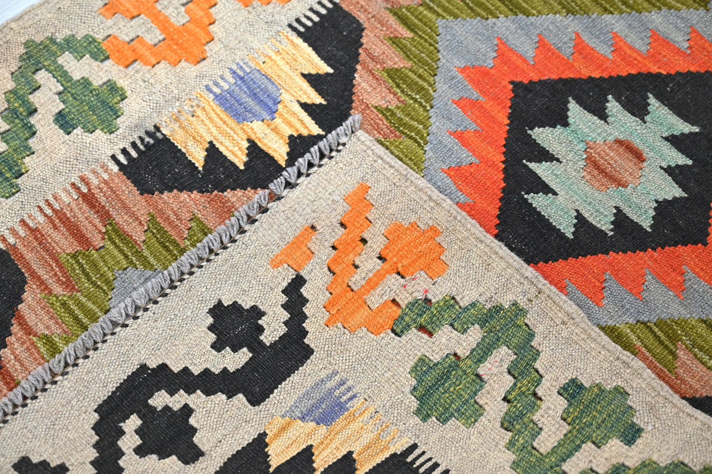 Maimana Kilim Afghan Runner Rug – Granite Journey