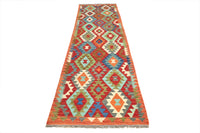 Maimana Kilim Afghan Rug – Copper Ember