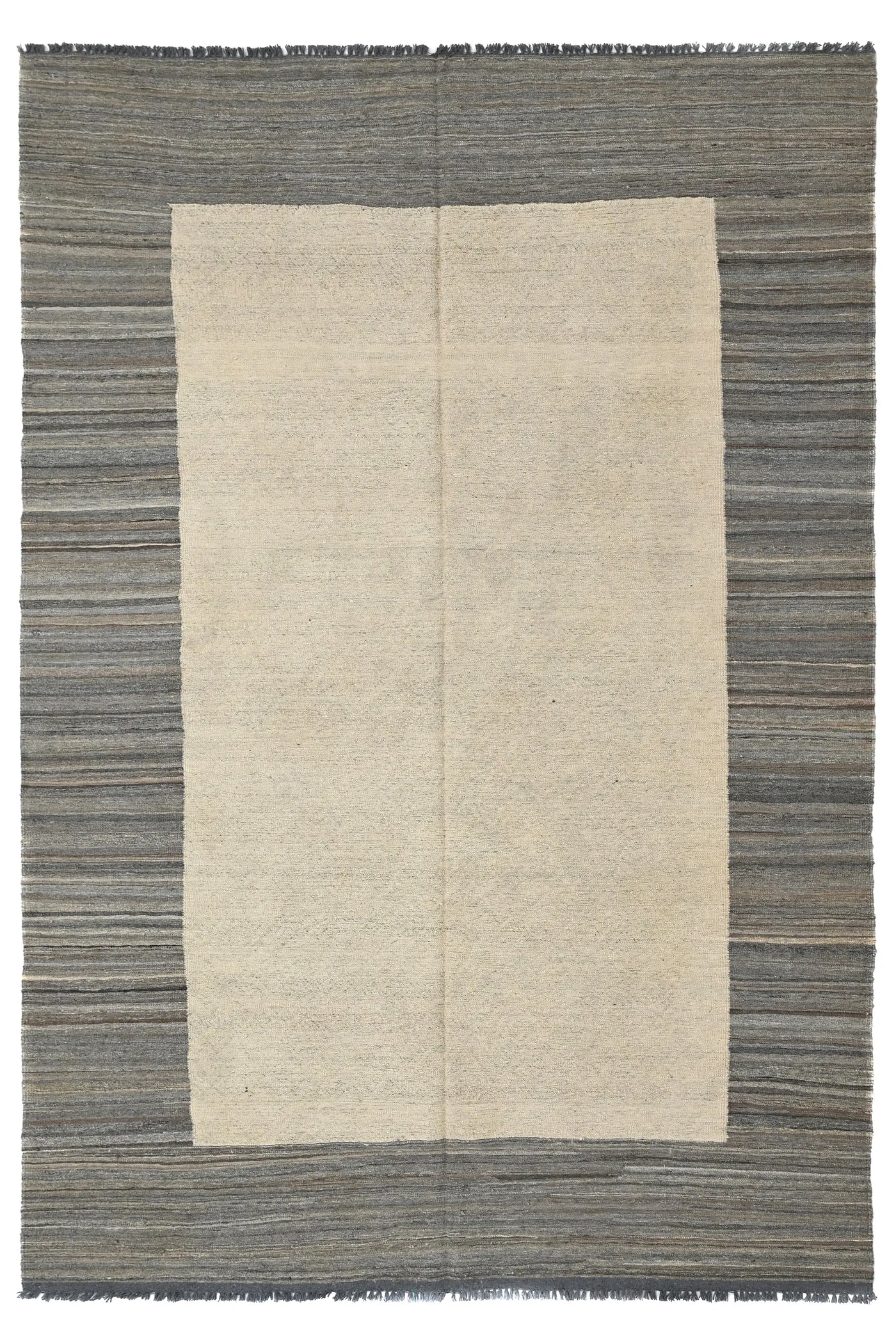 Kilim Afghan Rug – Ashen Frame