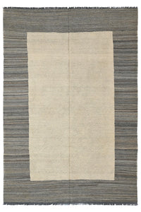 Kilim Afghan Rug – Ashen Frame