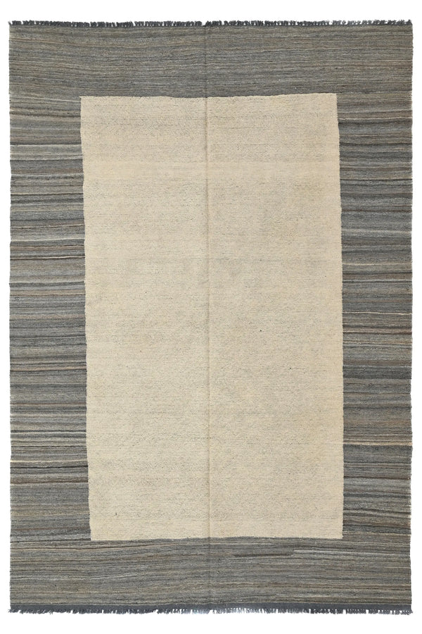 Kilim Afghan Rug – Ashen Frame