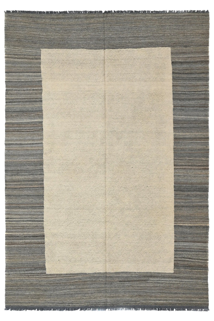 Kilim Afghan Rug – Ashen Frame