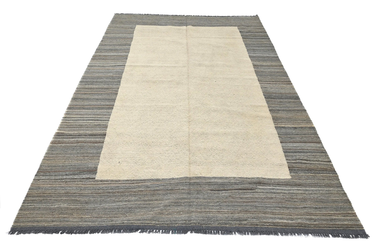 Kilim Afghan Rug – Ashen Frame