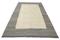 Kilim Afghan Rug – Ashen Frame