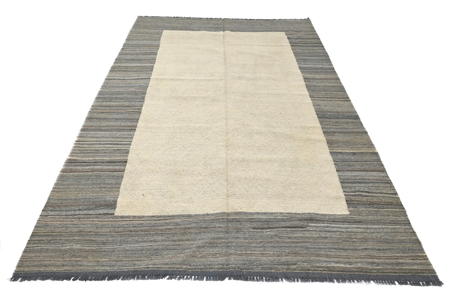 Kilim Afghan Rug – Ashen Frame