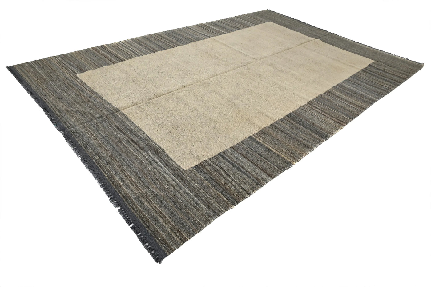 Kilim Afghan Rug – Ashen Frame