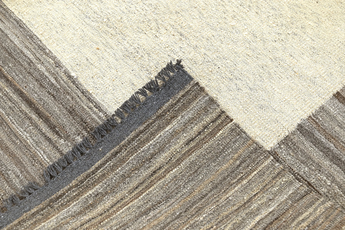 Kilim Afghan Rug – Ashen Frame
