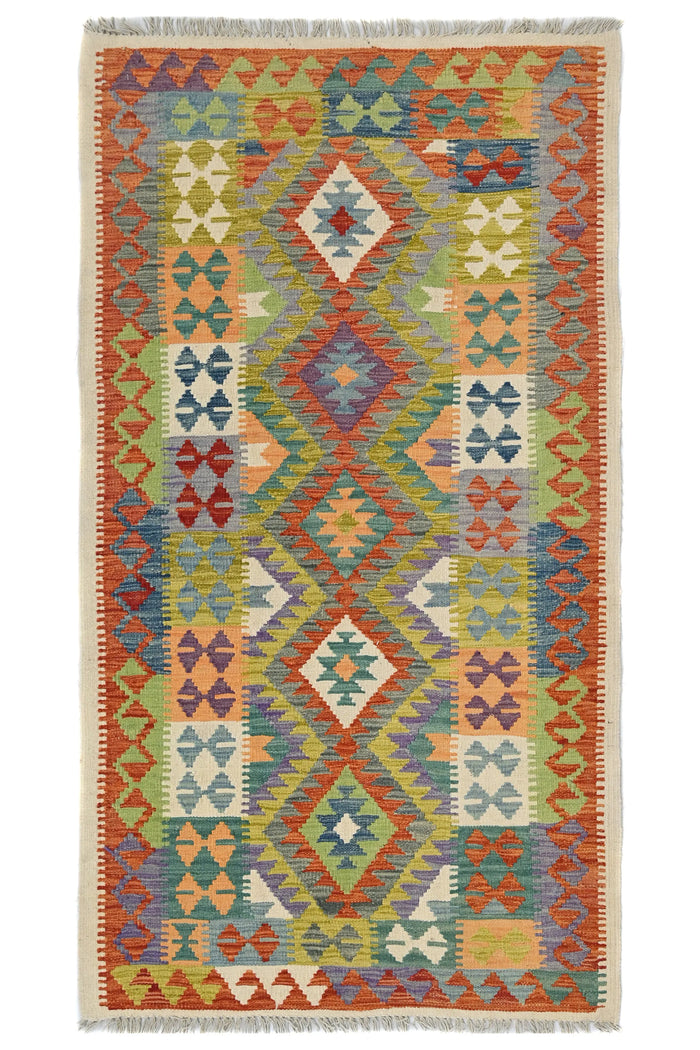 Maimana Kilim Afghan Runner Rug – Cedar Trail