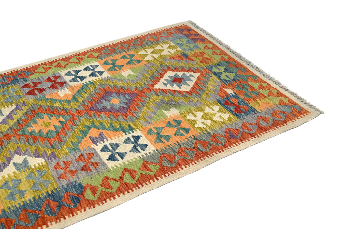 Maimana Kilim Afghan Runner Rug – Cedar Trail