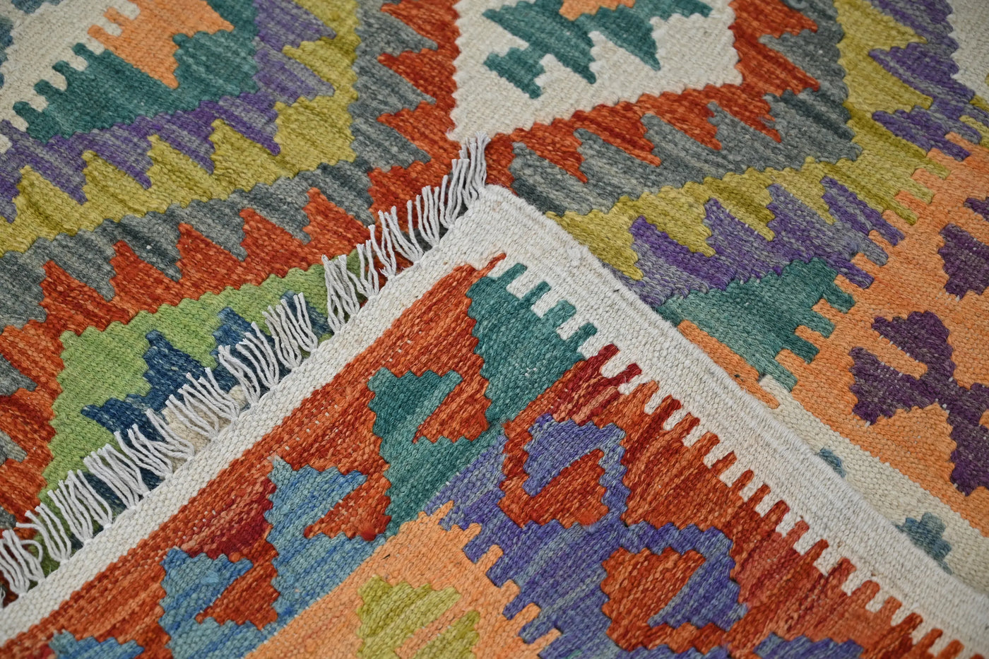 Maimana Kilim Afghan Runner Rug – Cedar Trail