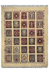 Khorjin Afghan Rug – Sandstone Panel