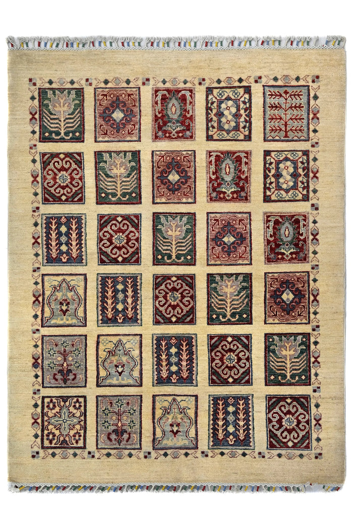 Khorjin Afghan Rug – Sandstone Panel