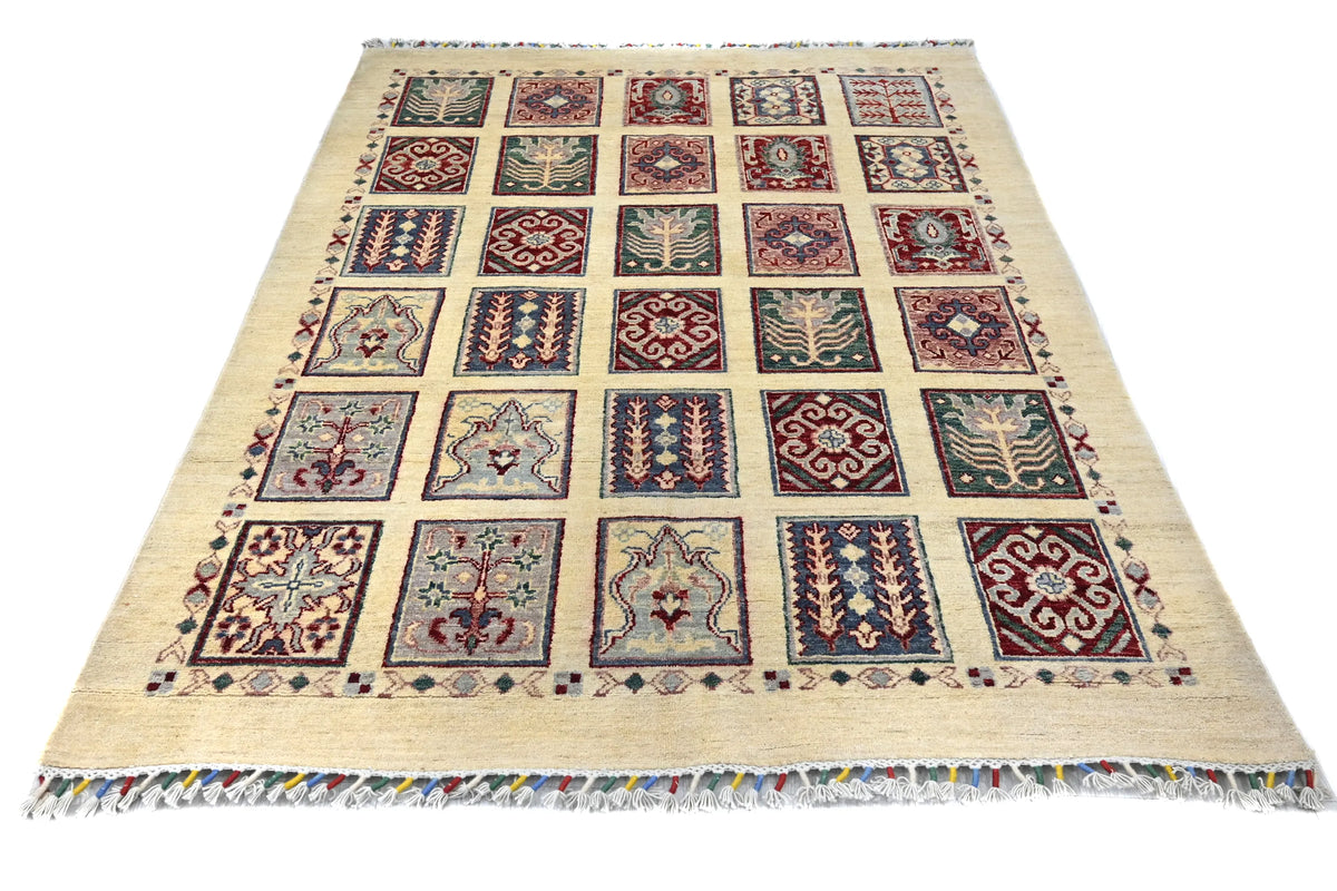 Khorjin Afghan Rug – Sandstone Panel