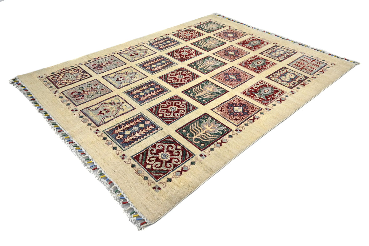 Khorjin Afghan Rug – Sandstone Panel
