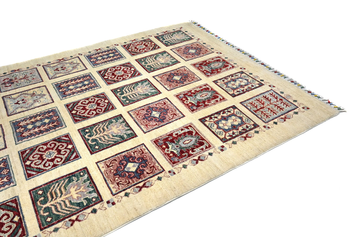 Khorjin Afghan Rug – Sandstone Panel